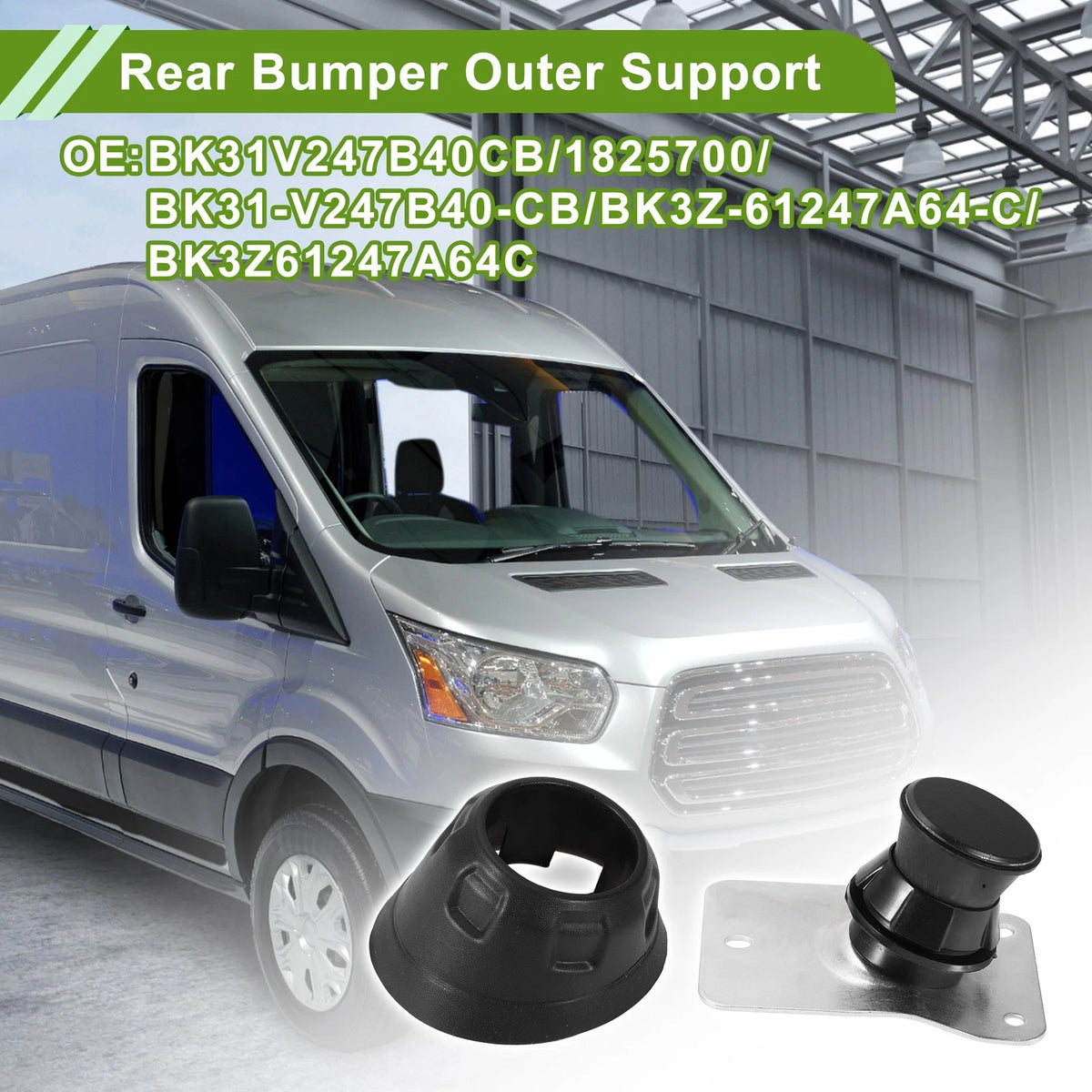 Rear Door Stop Retainer for Ford Transit 150 250 350 MK8 (2014-2023)