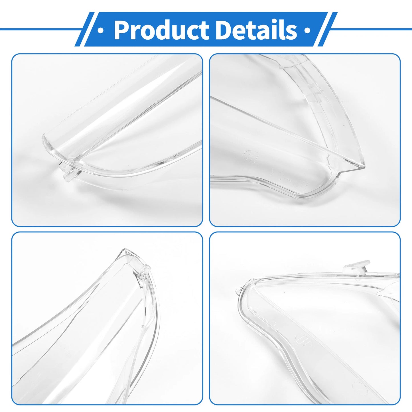 1 Pc Front Right Headlight Lens Cover for BMW 5 Series (2006-2010)