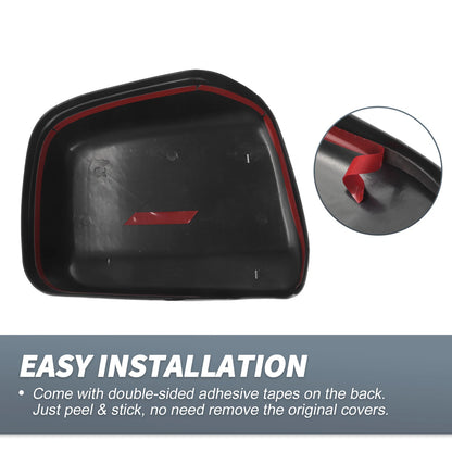 Rearview Mirror Cover Overlay Gloss Black for Lexus RX300 (1999-2003)