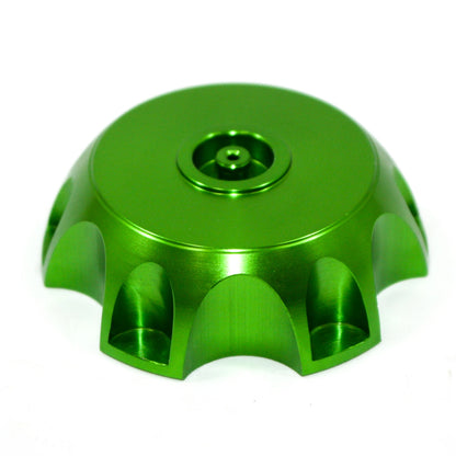 Green Alloy Gas Fuel Tank Cap + Breather for 110cc 125cc PIT Dirt Bike