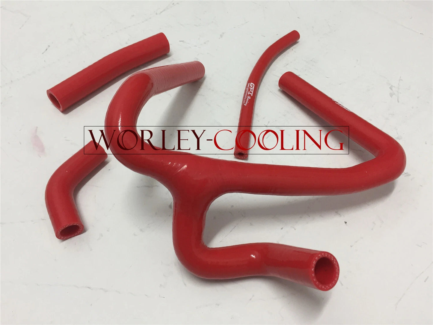 Silicone Radiator Y Hose Kit for Honda CR250 CR250R (2002-2008) RED