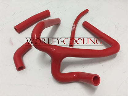 Silicone Radiator Y Hose Kit for Honda CR250 CR250R (2002-2008) RED