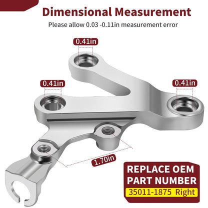 FRONT RIGHT FOOT PEG MOUNT for Kawasaki Ninja ZX-6R ZX-9R ZZR600 (1995-2003)