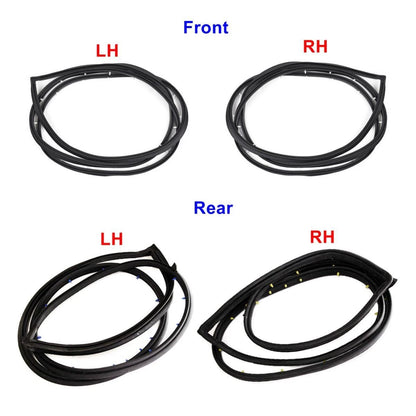 Rubber Weatherstrip Belt Door Seal Set Fits Mitsubishi Triton L200 1986-96 D09