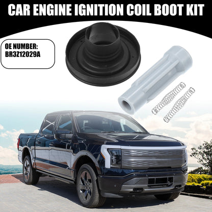 Engine Ignition Coil Boot Kit for Ford F150 2011-2016 (2 x Black)