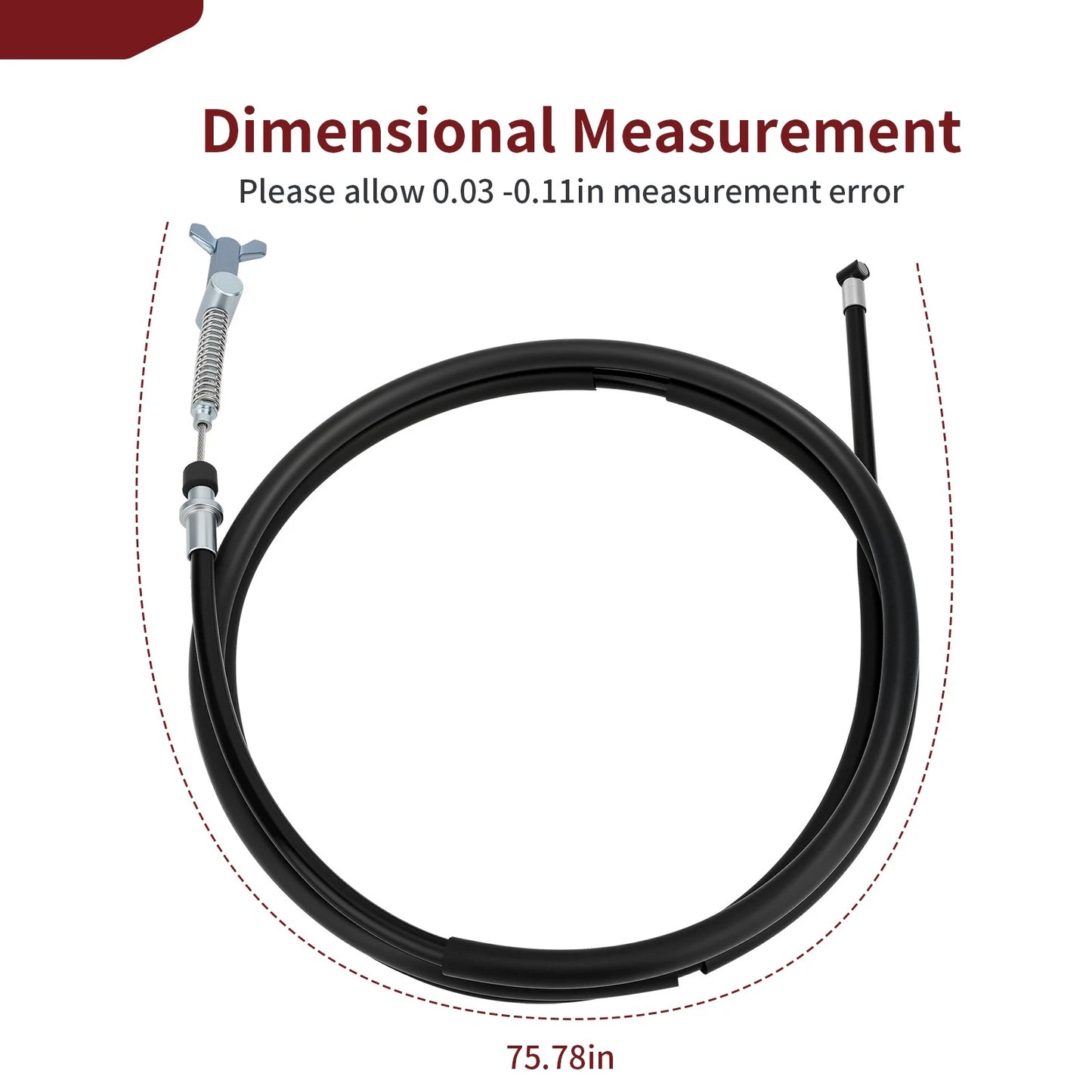Rear Parking Brake Cable for Yamaha Grizzly 350 IRS / Grizzly 450 (2007–2011)