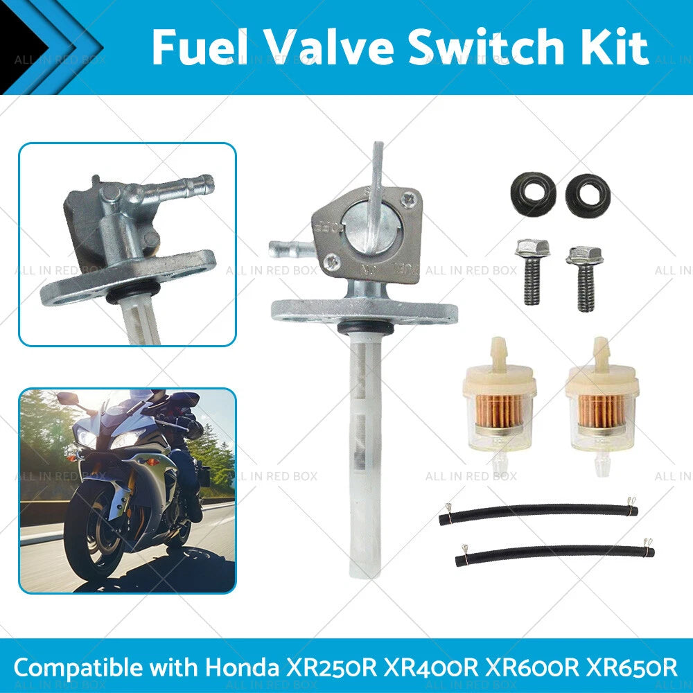 Fuel Tap Petcock Valve Switch for Honda XR250R XR400R XR600R XR650R