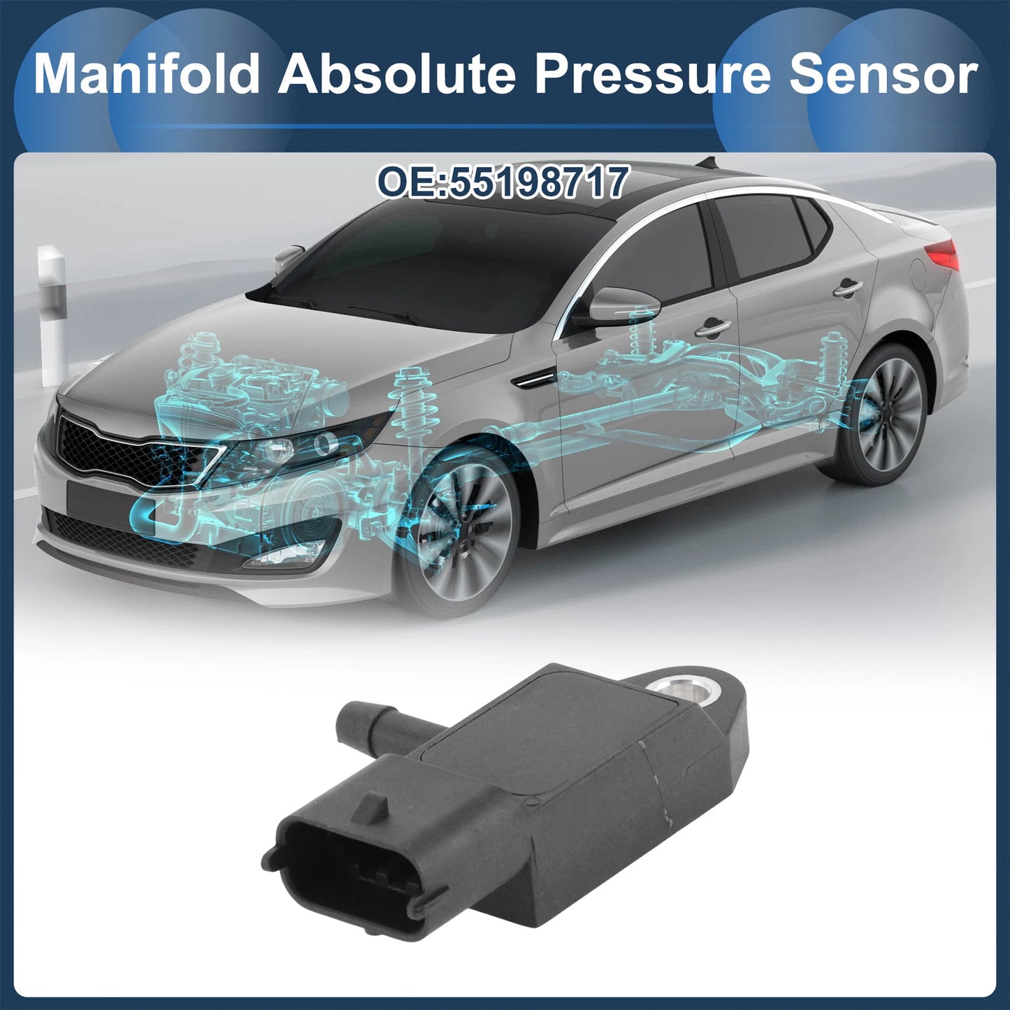Air Intake MAP Pressure Sensor for Fiat Idea (2004-2012)