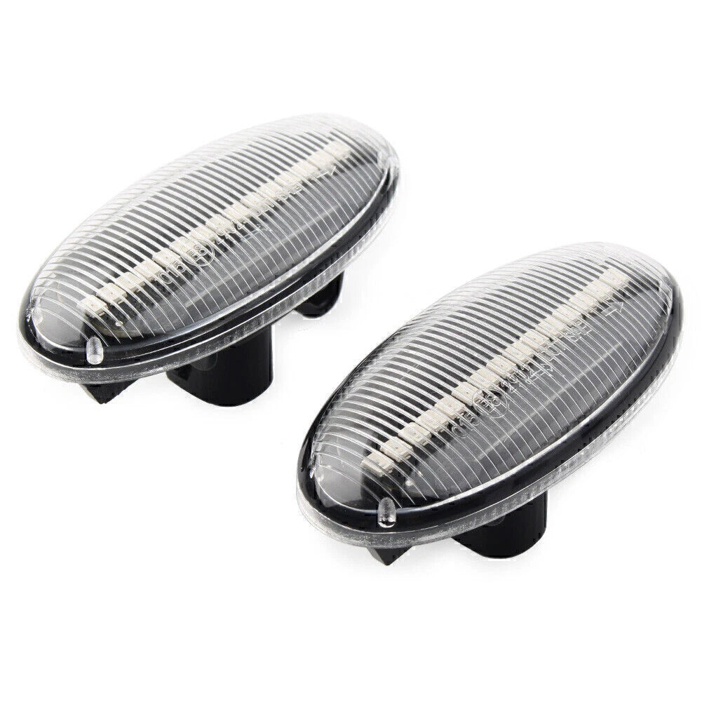 LED Dynamic Side Marker Sequential Blinker Amber Lights for Mazda 2 3 5 MPV