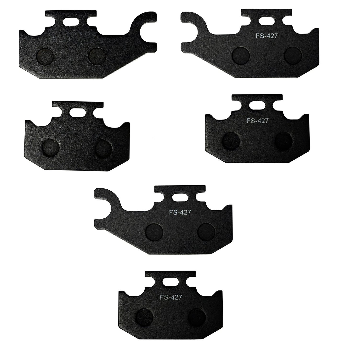 2 x Front & Rear Semi-Metallic Brake Pads for Can-Am Outlander 400 Bombardier
