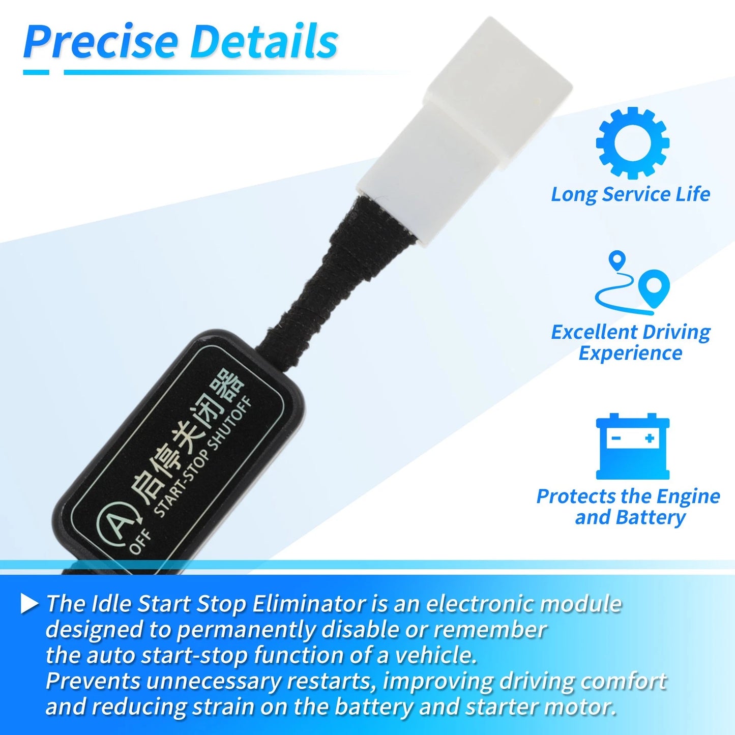 Idle Start Stop Eliminator for Toyota Tacoma 2024-2025 Auto Start/Stop Disable