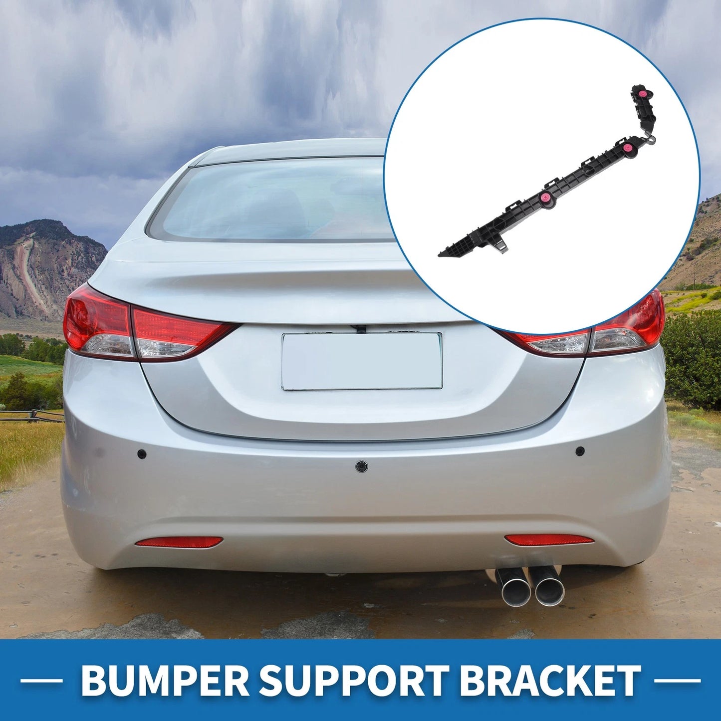 Left Rear Bumper Retainer Bracket for Toyota Camry (2015–2017)