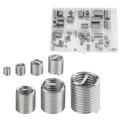 60 x Helicoil Stainless Steel Thread Repair Inserts for Various Sizes - New