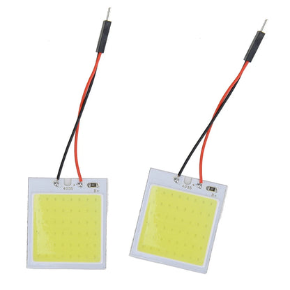 10pcs 48SMD COB White LED Festoon Dome Map Lights for Car Interior