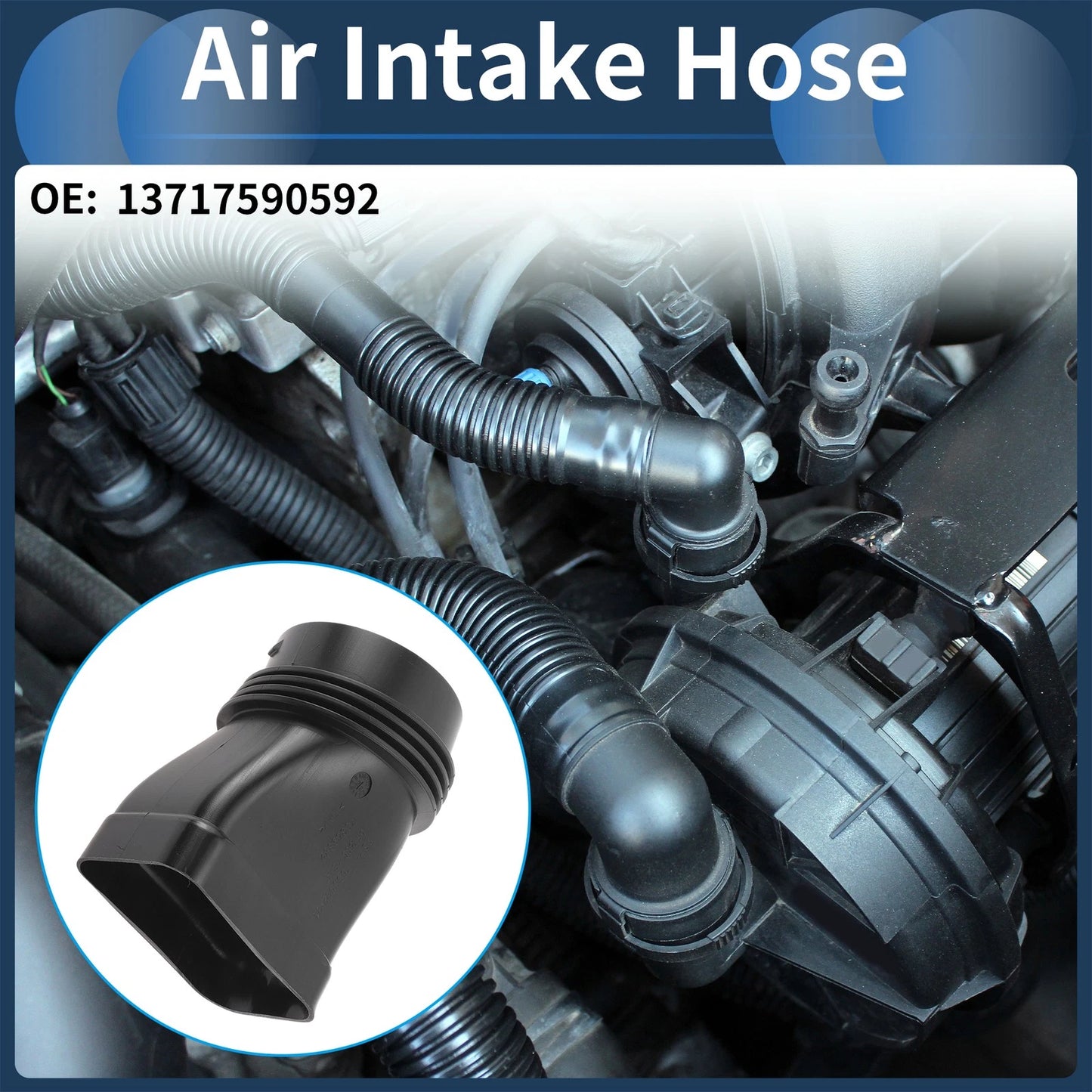 Engine Air Intake Hose for BMW 528i (2011-2016) - Air Cleaner Intake Hose