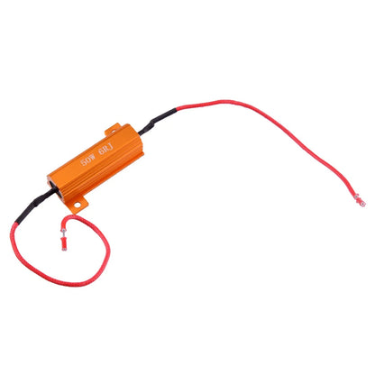 5 x 50W 6 Ohm Load Resistors for LED Bulb Hyper Flash Turn Signal Lights