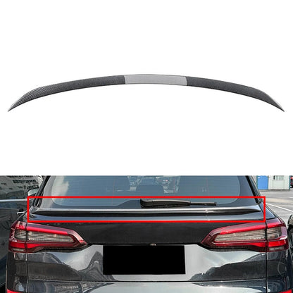 Carbon Black Rear Boot Trunk Spoiler Lip for BMW X5 G05 (2019-2024)
