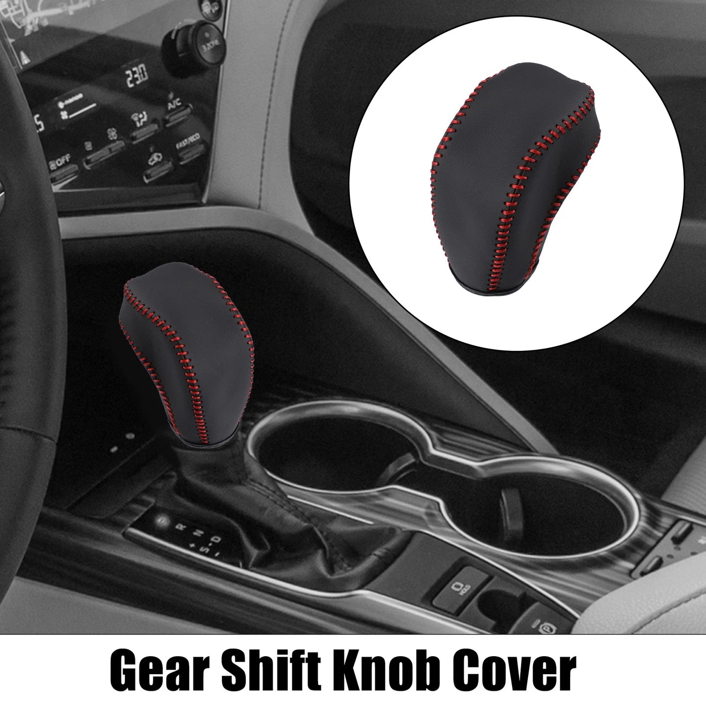 Faux Leather Gear Shift Knob Cover for Toyota Highlander