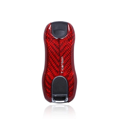 Carbon Fiber Key Case Cover for 2017-2018 Porsche Cayenne Panamera