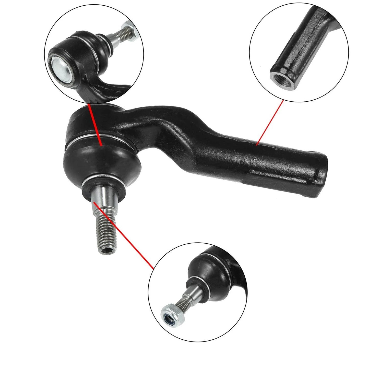 Car Front Outer Tie Rods for Ford Focus, Lincoln MKC (2012-2017)