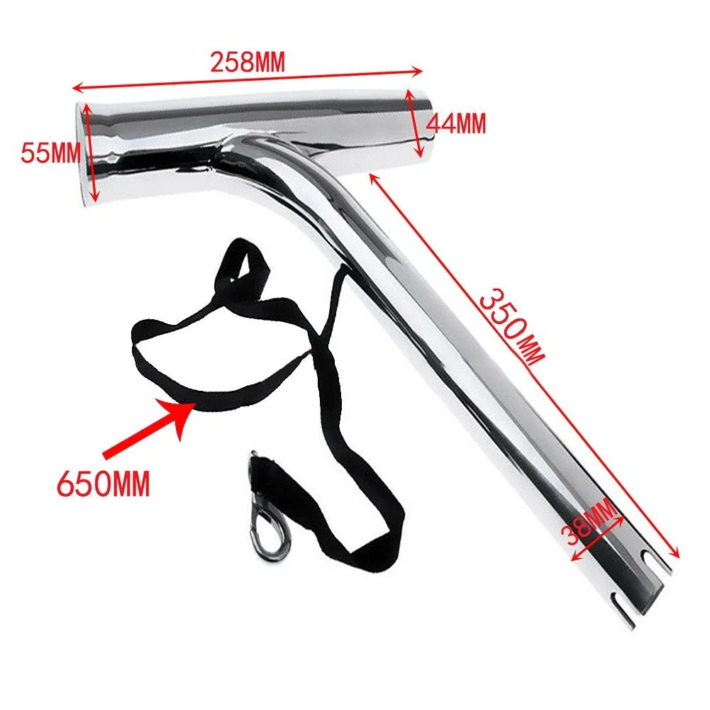 316 Stainless Steel Outrigger Fishing Rod Holder for Boat/Yacht Use