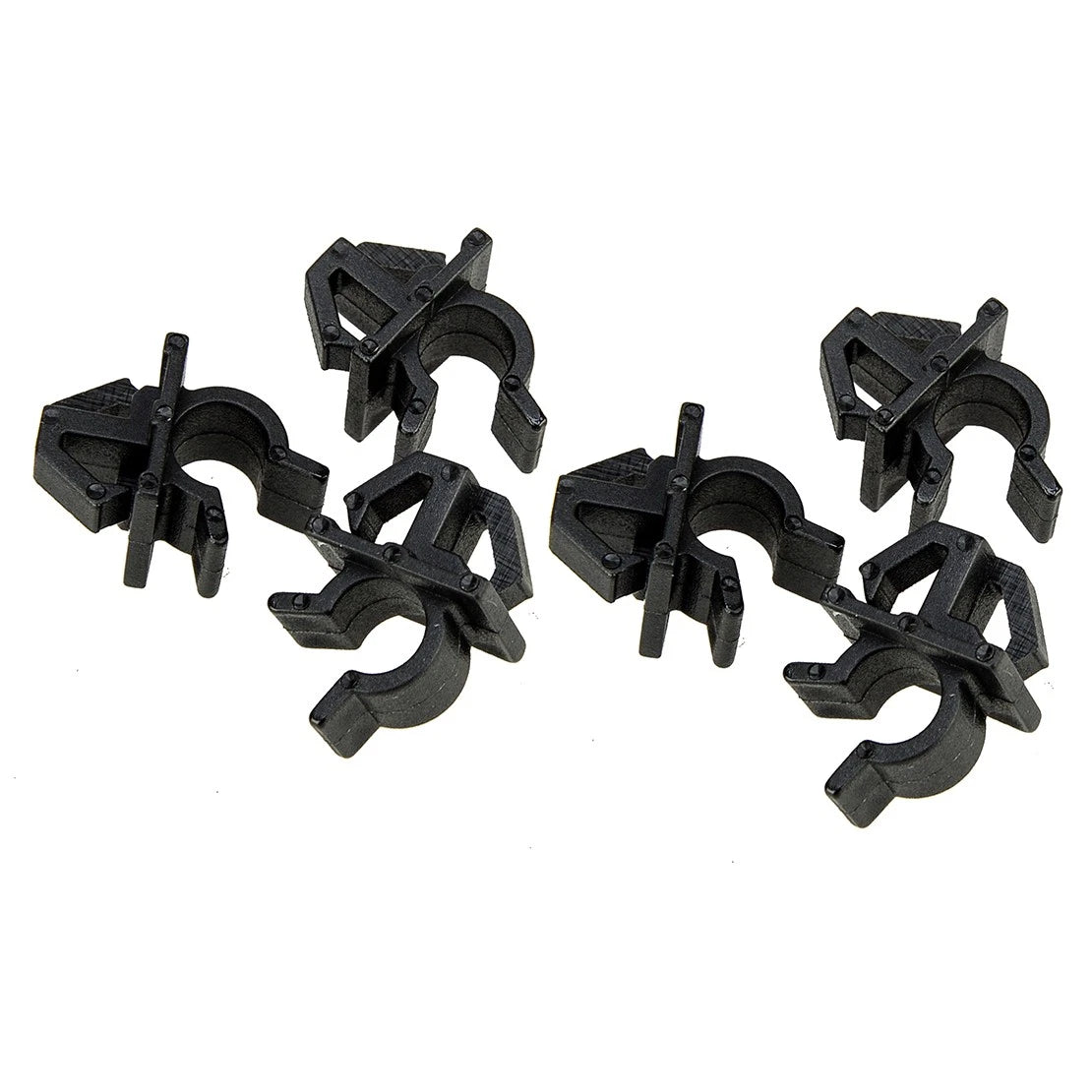 6 x Black Bonnet Support Holder Clips for Suzuki Car