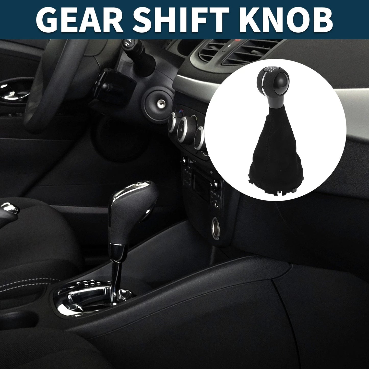 6 Speed Manual Gear Shift Knob & Cover for Mini Cooper F55 F56 (2014-2023)