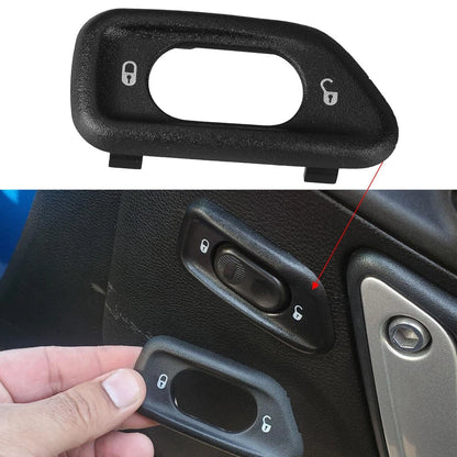 Inner Door Lock Switch Panel Trim for Jeep Wrangler JK (2011-2018)