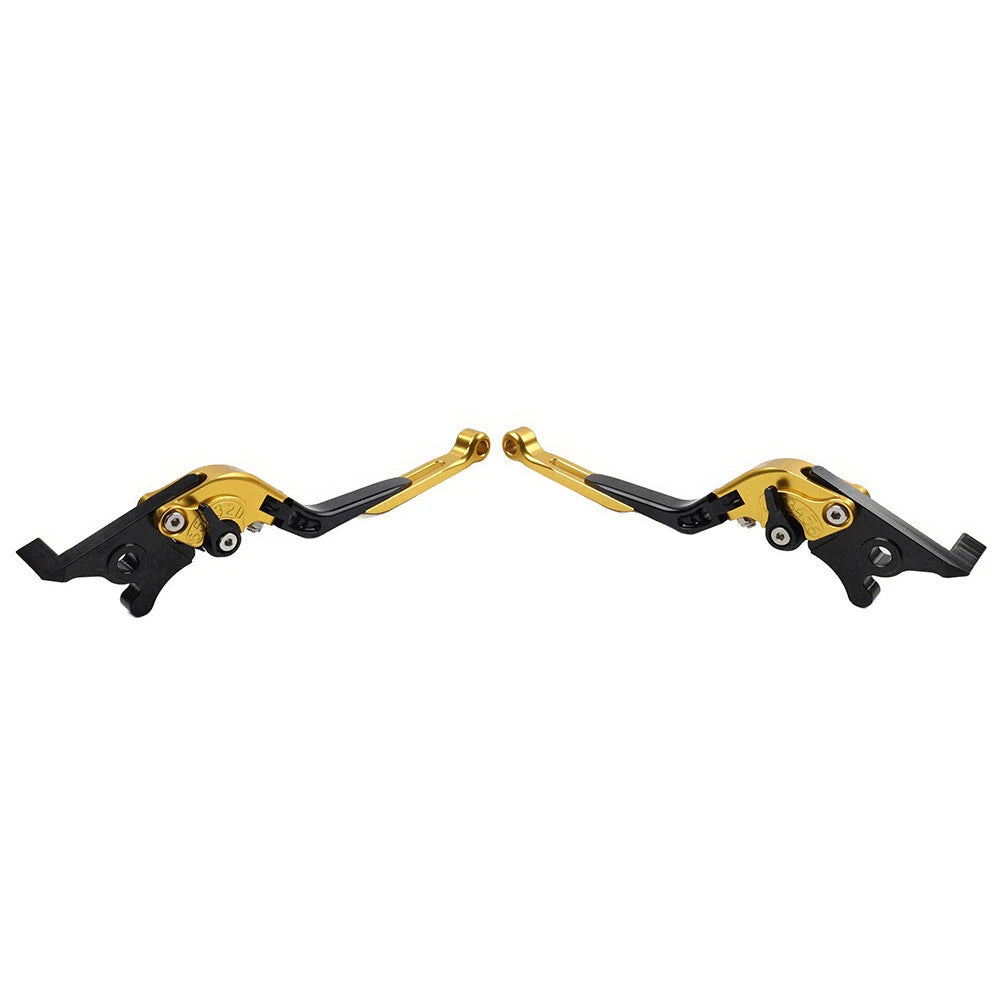 Gold CNC Extendable Brake Clutch Levers for BMW S1000RR S1000R (2015-2019)