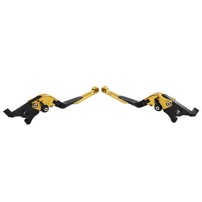 Gold CNC Extendable Brake Clutch Levers for BMW S1000RR S1000R (2015-2019)