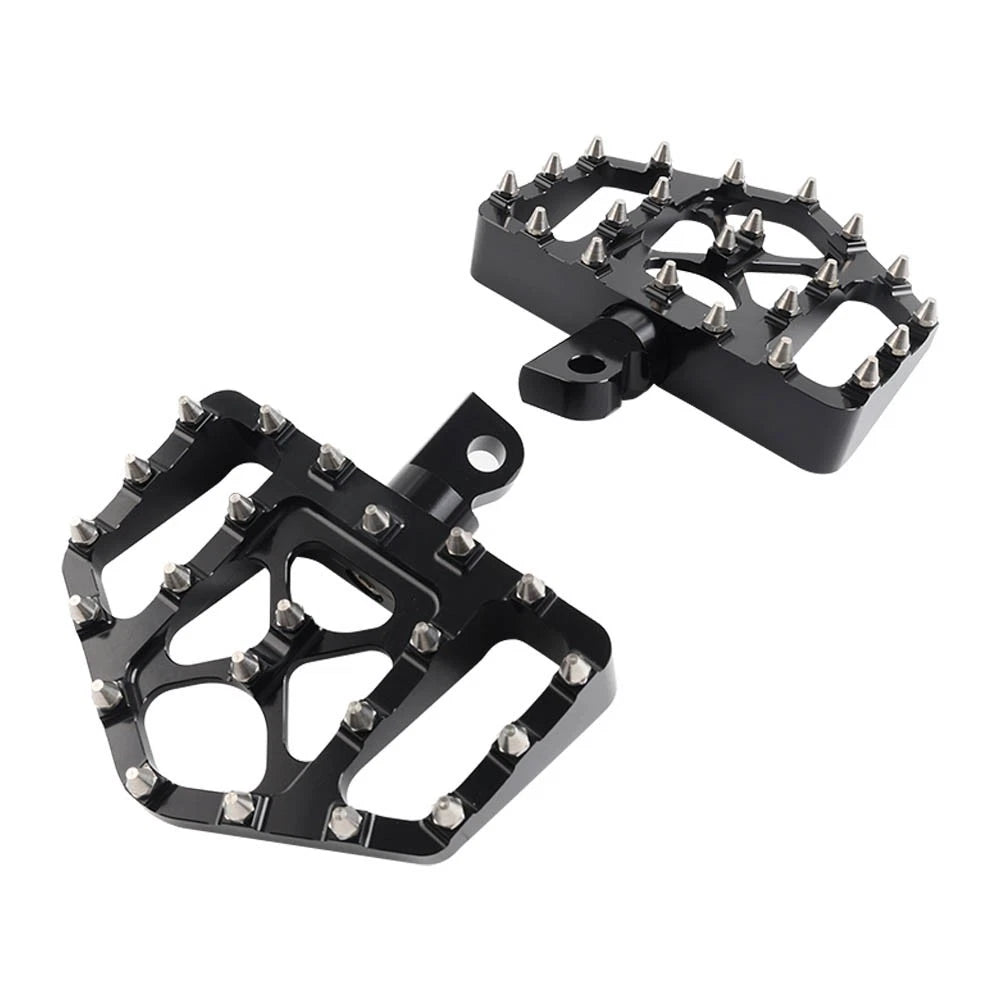 Wide Foot Pegs MX Style Floorboard for Harley Touring & Sportster (2000-2023)