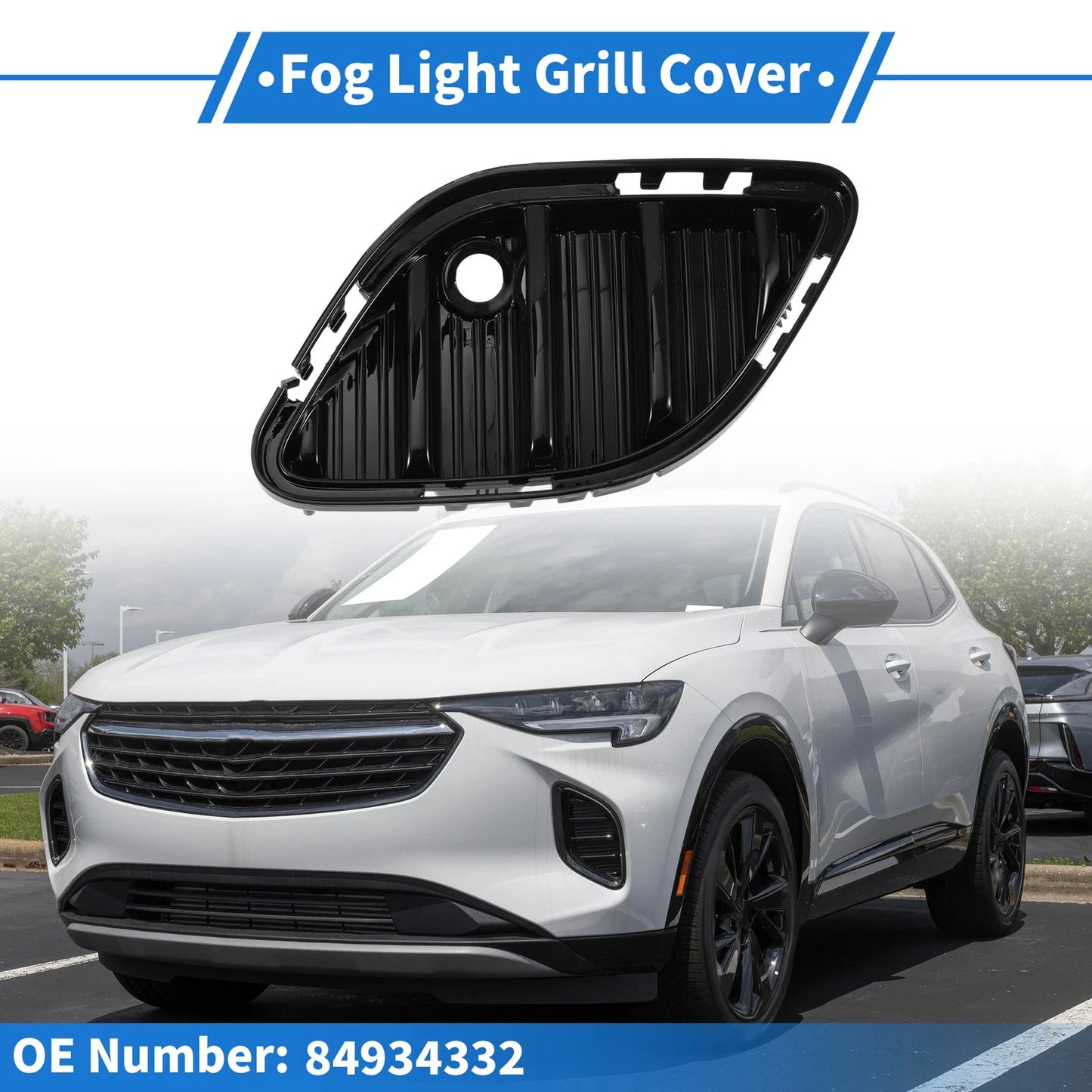 1 x Fog Light Grill for Buick Envision (2021–2023)