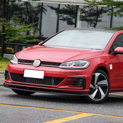 Bumper Spoiler Lip Splitter for VW Golf 7.5 MK7.5 GTI R (2017-2019)