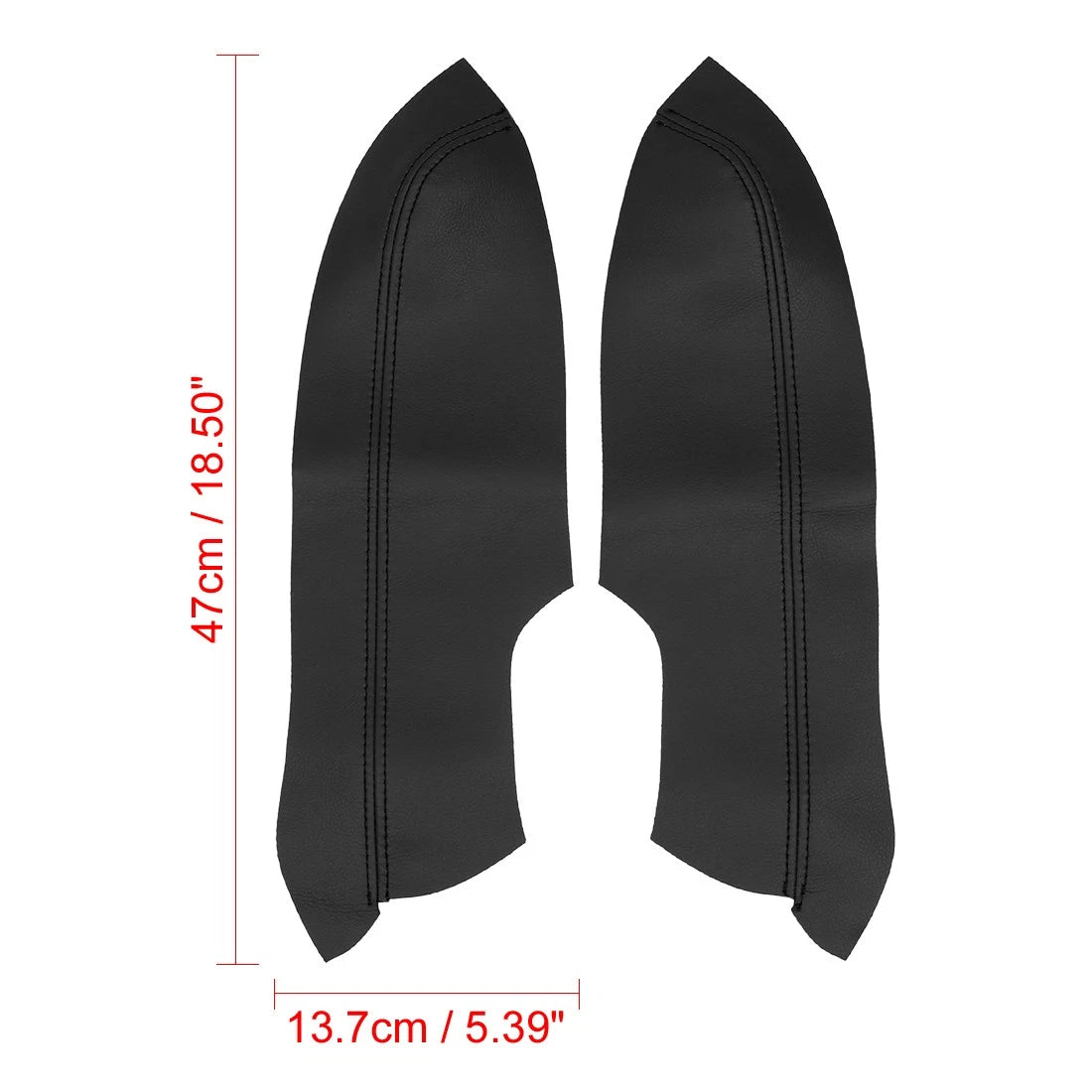 Front Door Armrest Covers  Black for Honda Civic Sedan (2006-2011)