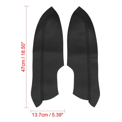 Front Door Armrest Covers  Black for Honda Civic Sedan (2006-2011)