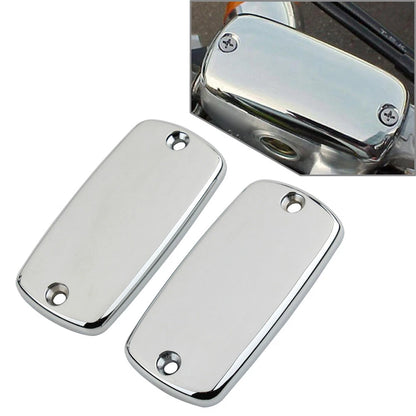 2 x Front Brake Reservoir Fluid Cover Caps for Honda Valkyrie Goldwing GL1500