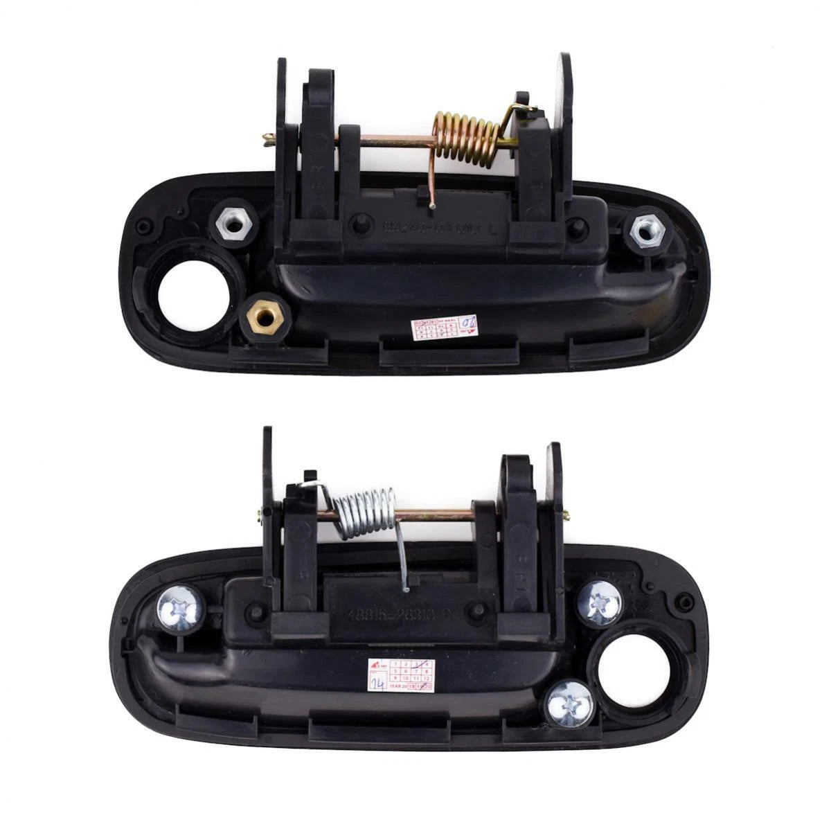 L+R Front Outer Door Handle Black Fits Toyota Corolla AE110 AE111 Sedan 1995-02