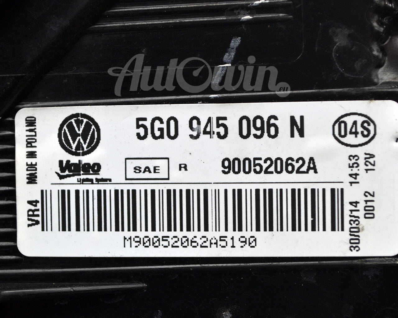 Volkswagen Golf MK7 Right Side Rear Tail Light OEM (2015-2019)