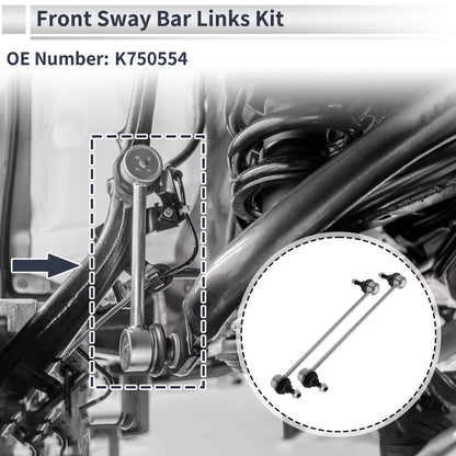 Front Stabilizer Bar Links for MAZDA 3 (2010-2013) - 2 Pcs