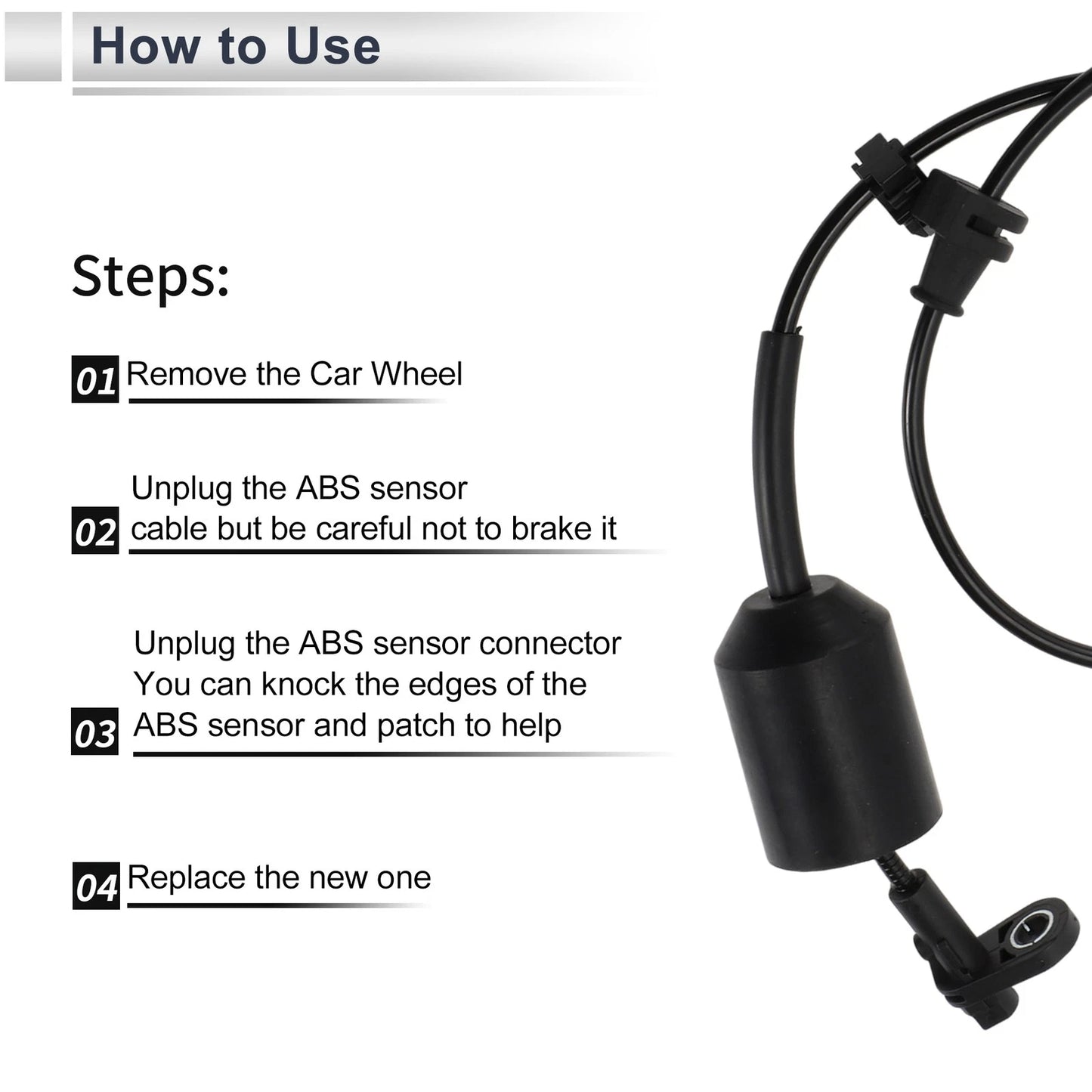 ABS Wheel Speed Sensor for Honda Fit City Rear Left (2006-2014)