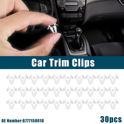 Interior Trim Retainer Fitting Fastener Clip 30Pcs for Toyota Lexus