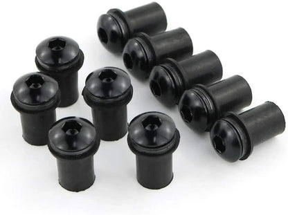 10 x M5 Motorcycle Windscreen Fairing Screen Bolts