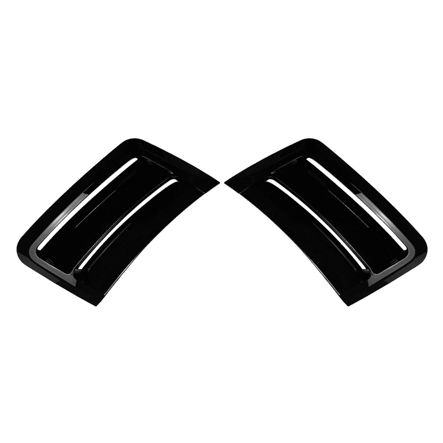 Gloss Black Air Vent Trims Covers for Benz W204 C204 C63 AMG (2007-2010)
