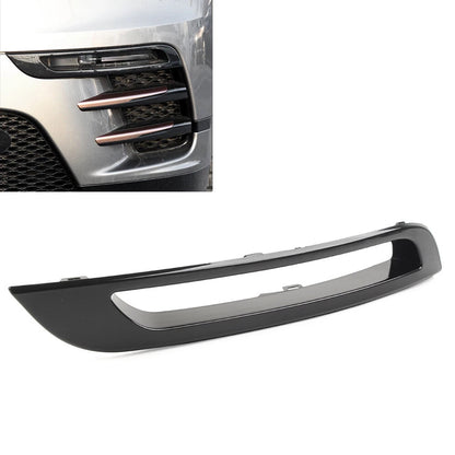 Black Front Bumper Fog Lamp Cover for Land Rover Range Rover Velar (2018-2021)