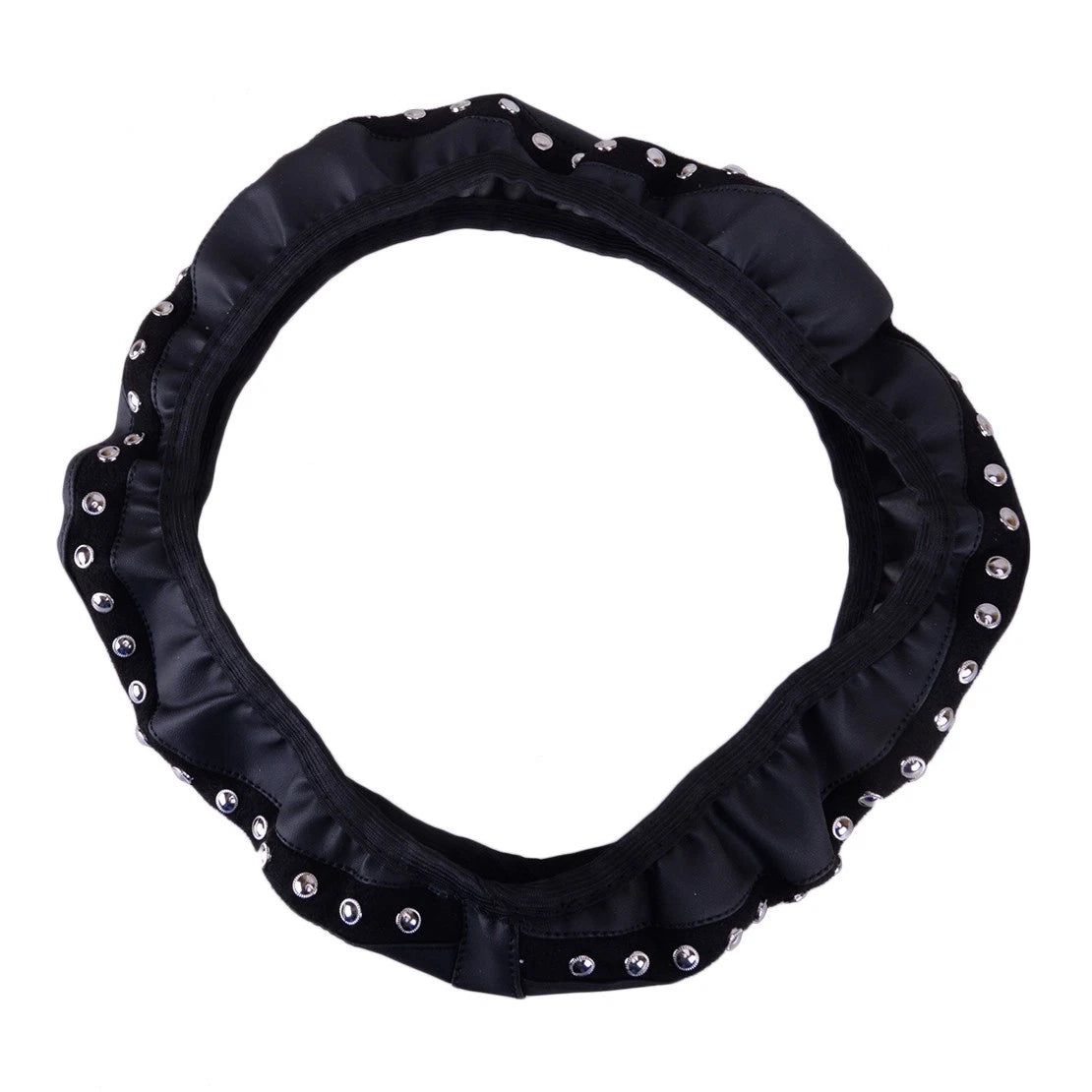 Diamond Steering Wheel Cover Protector 38CM for Women Car