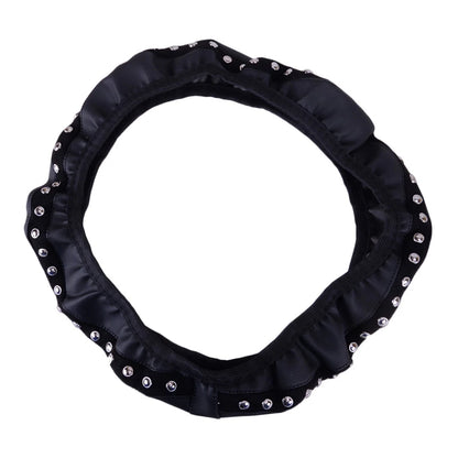 Diamond Steering Wheel Cover Protector 38CM for Women Car