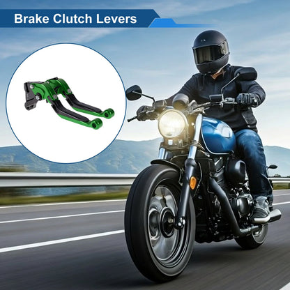 2 x Short Long Brake Clutch Levers for Kawasaki ZZR600 (2005–2009)