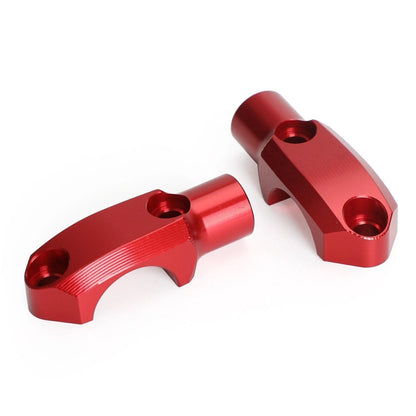 2 x Clamp Block Mounting Brake Master Cylinder Red M10 for Honda E
