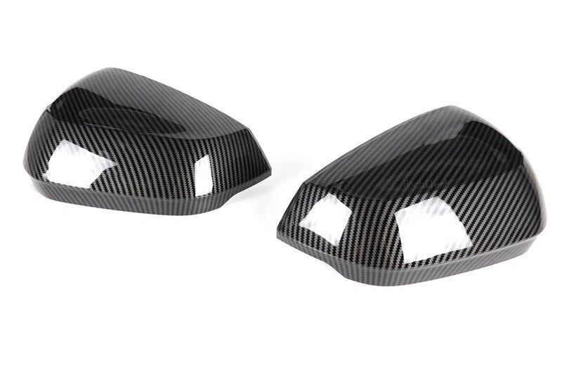 Carbon Style Side Wing Mirror Caps Covers for Audi Q2 GA and Q3 F3 (2016-2025)