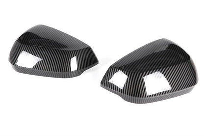 Carbon Style Side Wing Mirror Caps Covers for Audi Q2 GA and Q3 F3 (2016-2025)